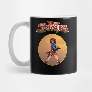 Red Sonja warrior girl Mug